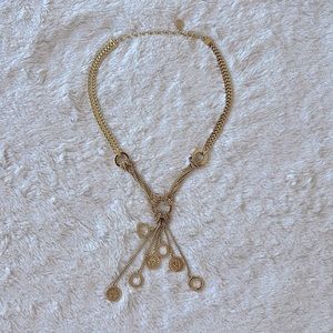 Anne Klein Link Chain Gold Tone Necklace